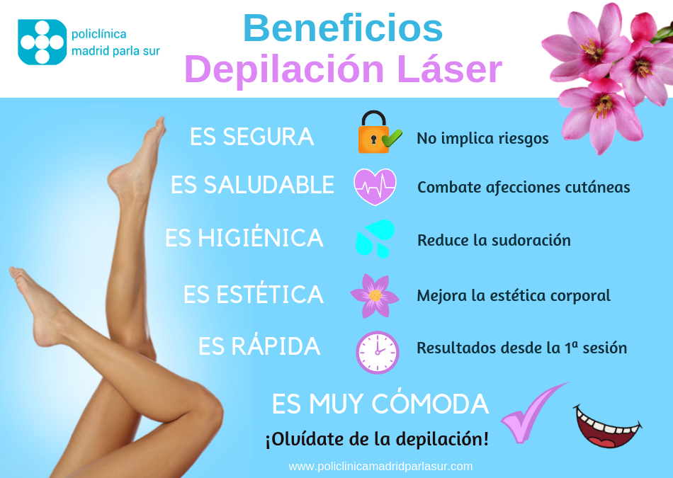 depilación laser parla beneficios
